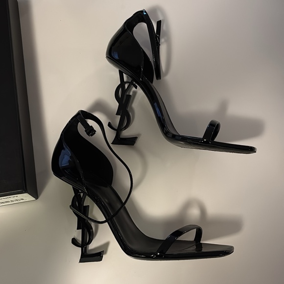 Saint Laurent Opyum YSL Logo Heels - Picture 1 of 6
